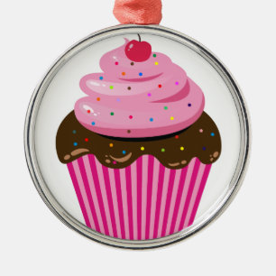 Cupcake Ornament Aus Metall