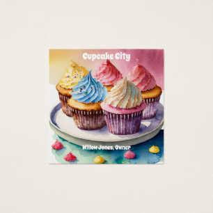 Cupcake ou Carte de visite de boulangerie