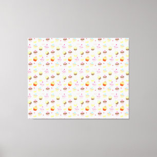 Cupcake Party Canvas Print Leinwanddruck