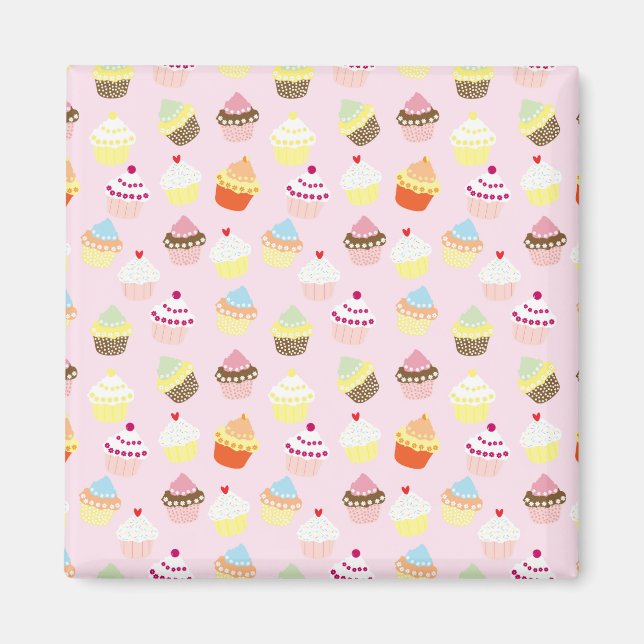 Cupcake Party Magnet (Vorne)