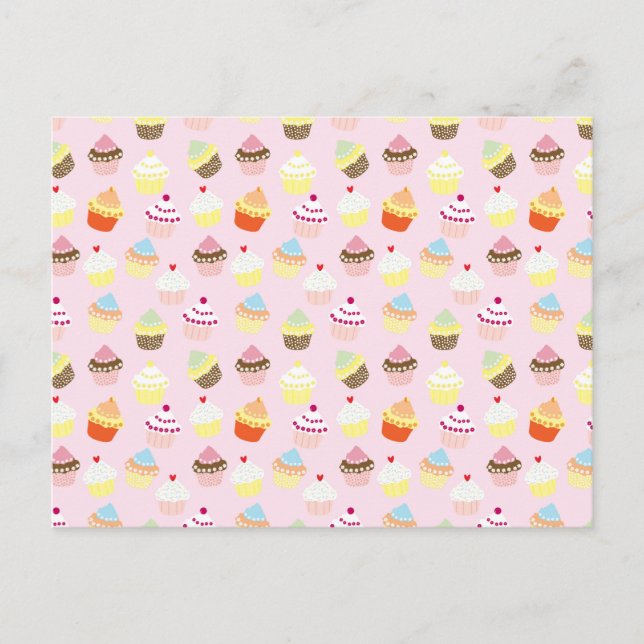 Cupcake Party Postkarte (Vorderseite)