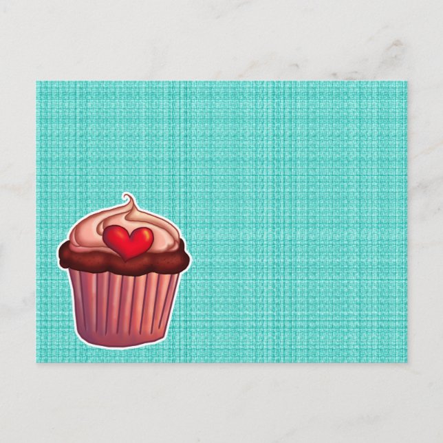 Cupcake Postkarte (Vorderseite)