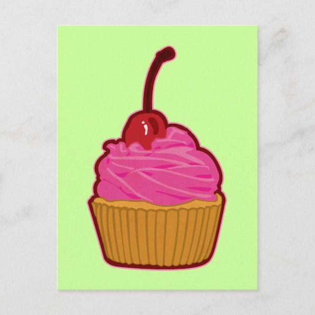 Cupcake Postkarte (Vorderseite)