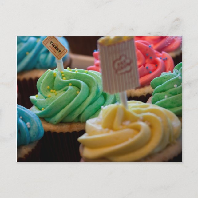 Cupcake Postkarte (Vorderseite)