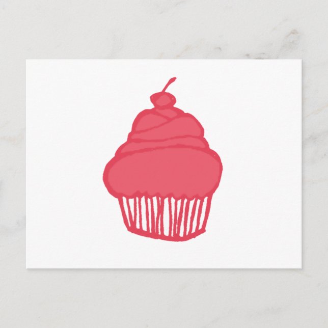 Cupcake Postkarte (Vorderseite)
