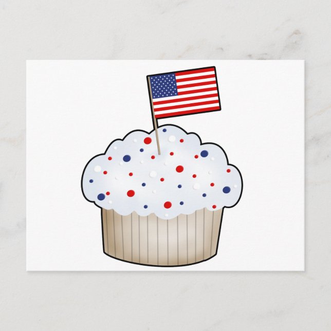 Cupcake Postkarte (Vorderseite)