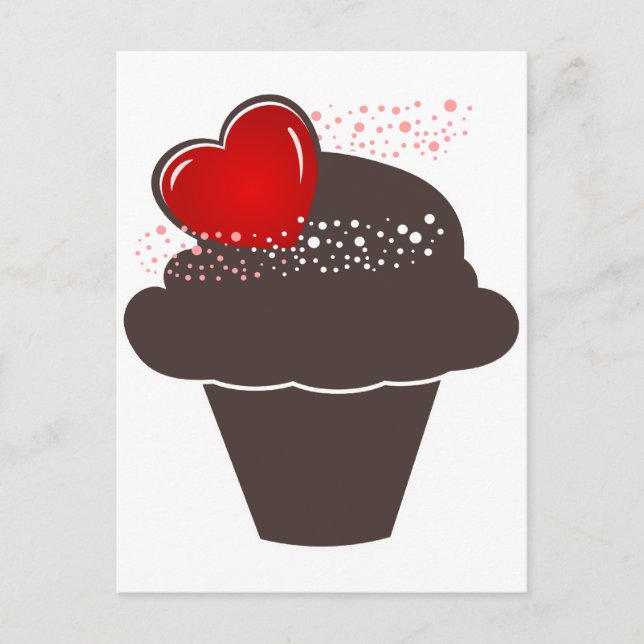 Cupcake Postkarte (Vorderseite)