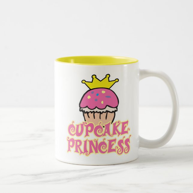 Cupcake Princess Zweifarbige Tasse (Rechts)