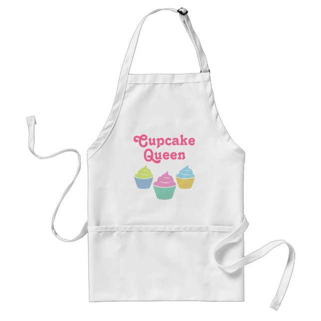 Cupcake Queen Cute baking apron for women Schürze (Vorne)