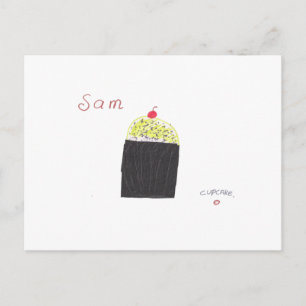 CUPCAKE remains the same in German, but a common t Postkarte