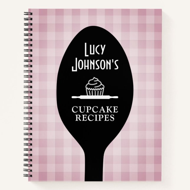 Cupcake Rezepte Notizbuch (Vorderseite)