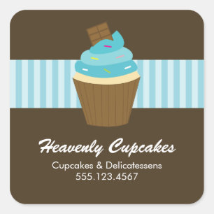 Cupcake Round Aufkleber