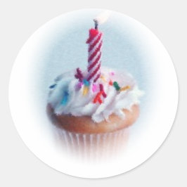 Cupcake Runder Aufkleber