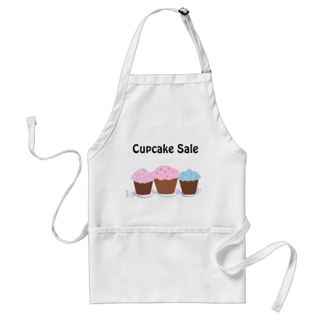 Cupcake Sale - Trio der Mattierten Cupcakes Schürze (Vorne)