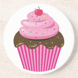 Cupcake Sandstein Untersetzer