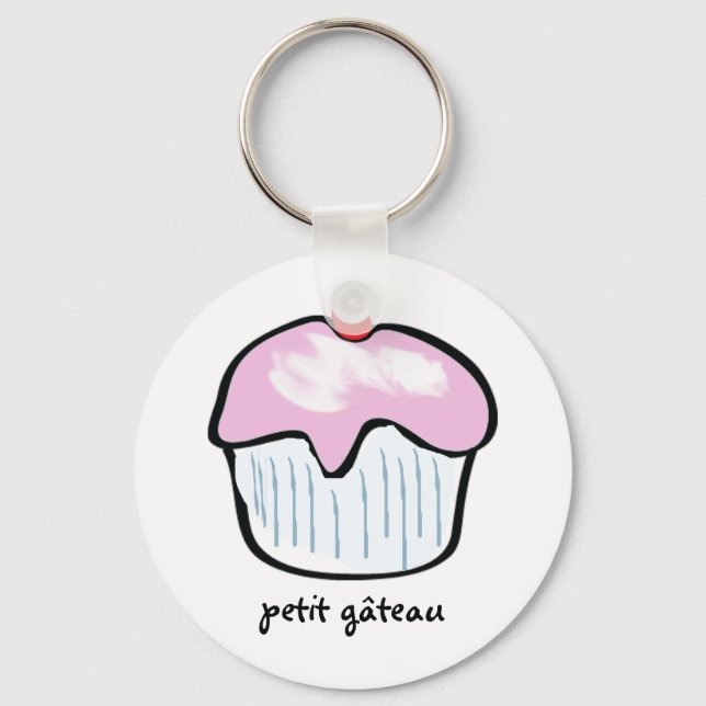 Cupcake-Schlüsselanhänger Schlüsselanhänger (Vorderseite)