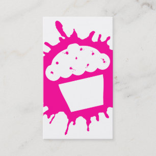 Cupcake-Splat Visitenkarte