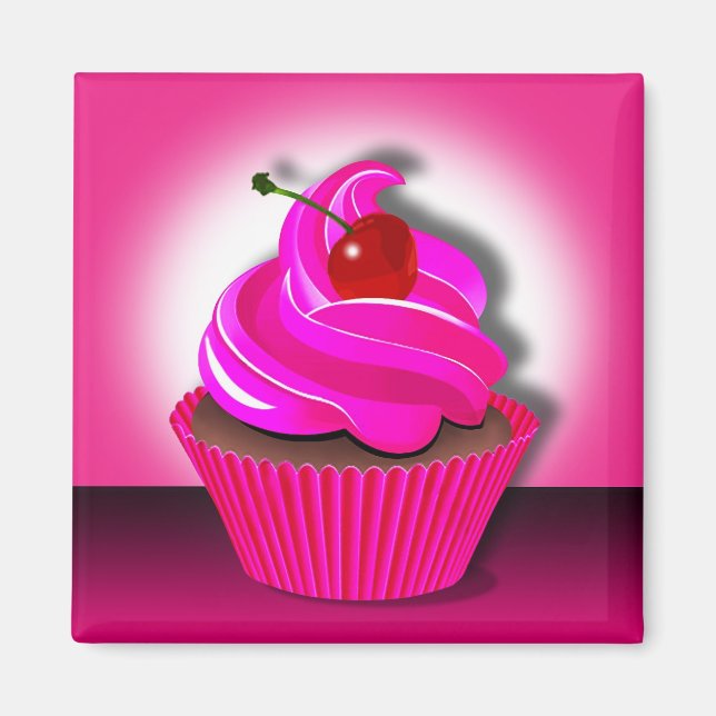 Cupcake Spotlight von Cheryl Daniels Magnet (Vorne)