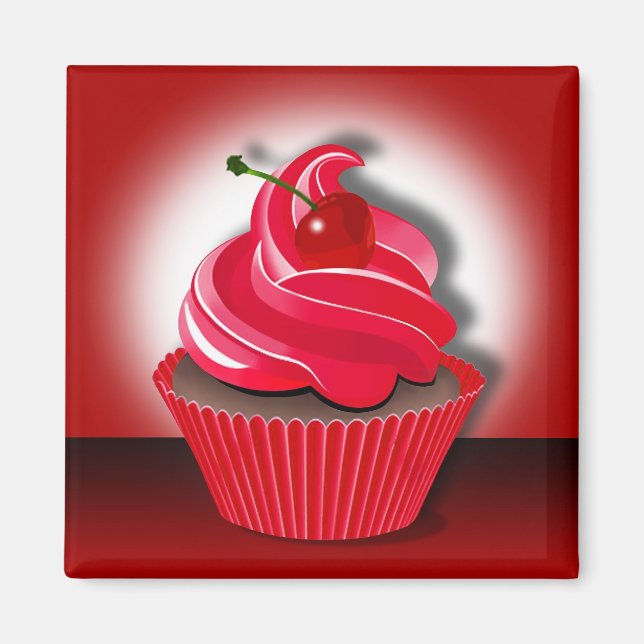Cupcake Spotlight von Cheryl Daniels Magnet (Vorne)