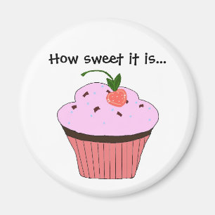 Cupcake-Spruch Magnet