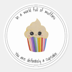 Cupcake Sticker