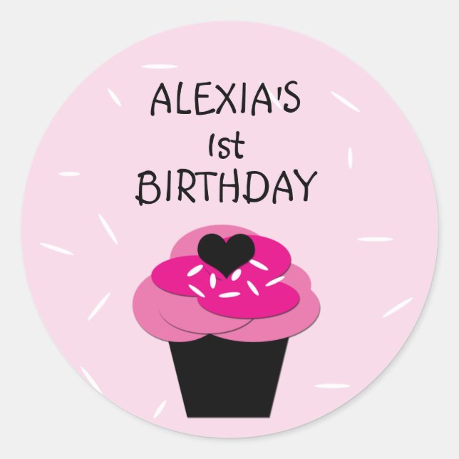 Cupcake Sticker (Vorderseite)