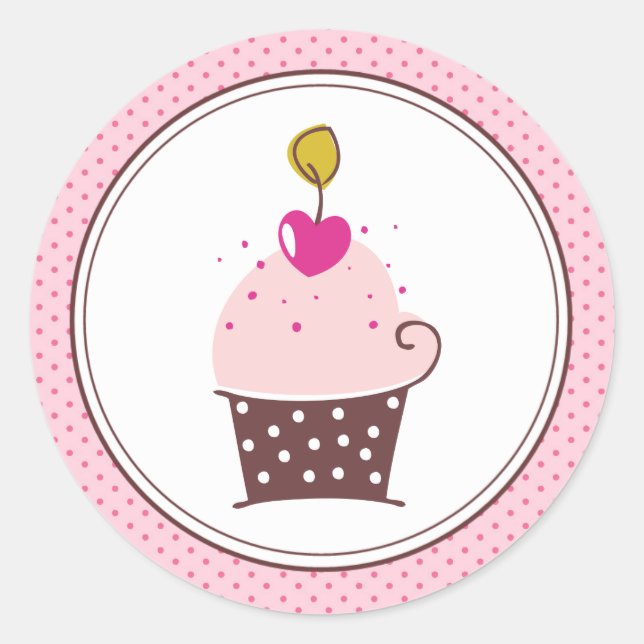 Cupcake Stickers (Vorderseite)