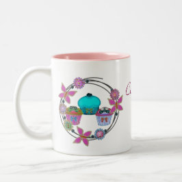 Cupcake Sunday Zweifarbige Tasse