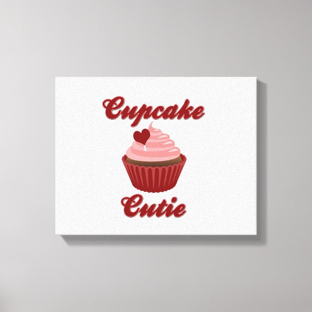 Cupcake Süsse Leinwanddruck (Vorderseite)