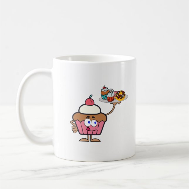 Cupcake Süßigkeiten Ihr Tag Kaffeetasse (Links)