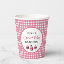 Cupcake Sweet One Mädchen 1. Geburtstagsfeier