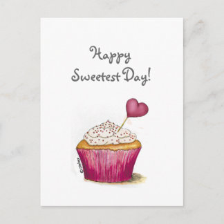 Cupcake - Sweetest Day Postkarte