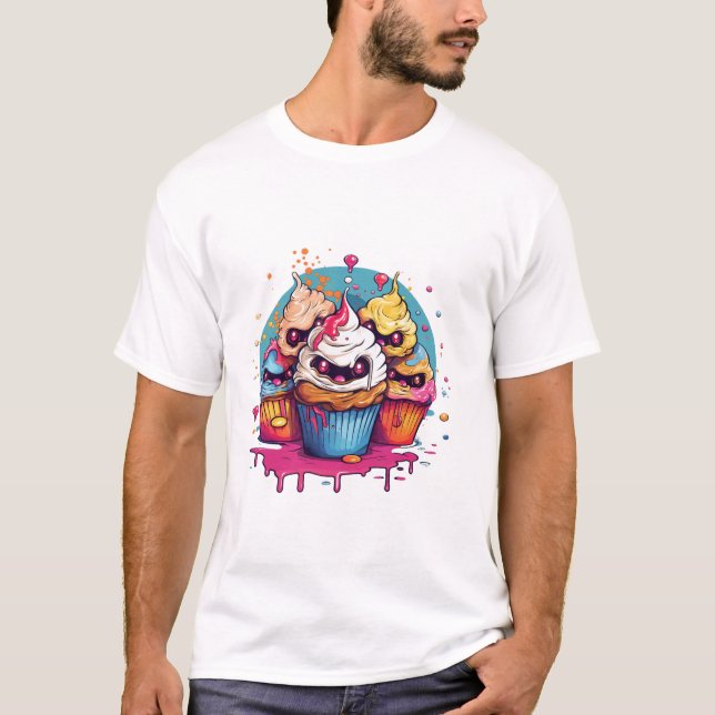 Cupcake-Tag T-Shirt (Vorderseite)
