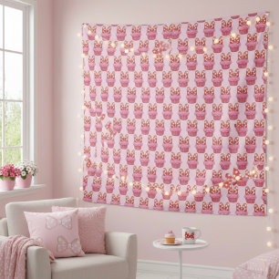 Cupcake-Tapisserie Wandteppich