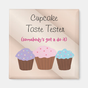 Cupcake-Testesser Magnet