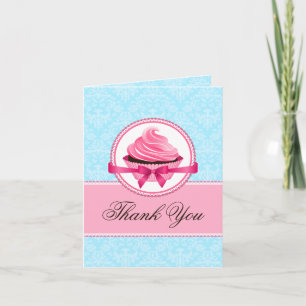 Cupcake Thank You Cards Dankeskarte