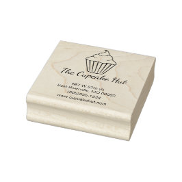 Cupcake Themed Business-Briefmarke Gummistempel