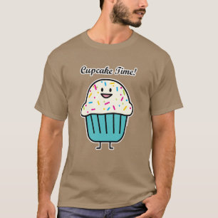 Cupcake Time mit Sprinklern süßen Dessert Fondant T-Shirt
