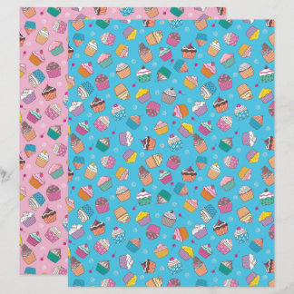 Cupcake Totdruckpapier, zwei Farbarten