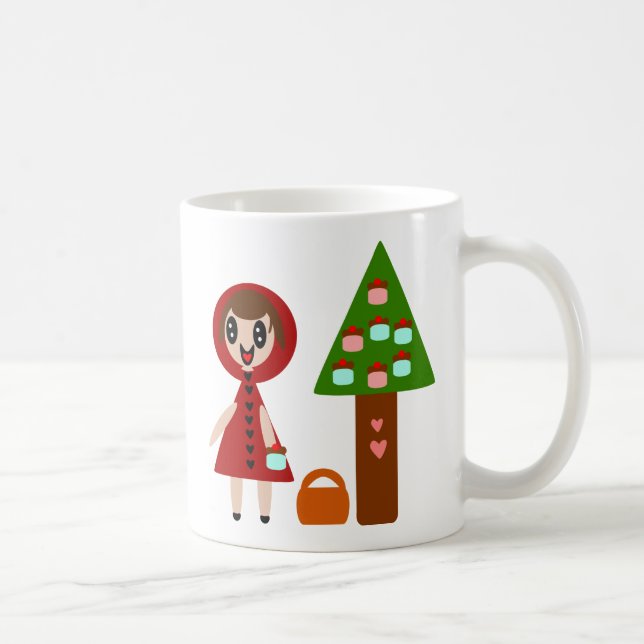 Cupcake Tree und Mädchen Kaffeetasse (Rechts)