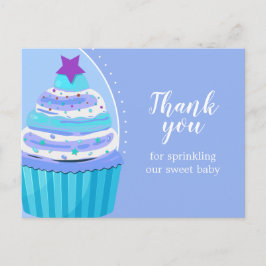 Cupcake Vielen Dank Baby Sprinkle Baby Dusche Postkarte