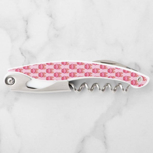 Cupcake Waiter's Corkscrew Kellnermesser (Vorderseite)