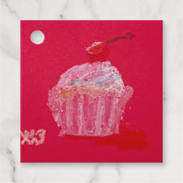 Cupcake with strawberry Frosting Geschenkanhänger