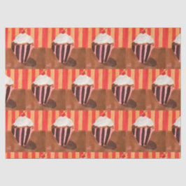 Cupcake with Vanilla Frosting Seidenpapier