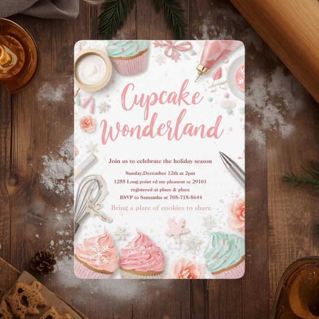 Cupcake Wonderland Pastel Einladung (Von Creator hochgeladen)