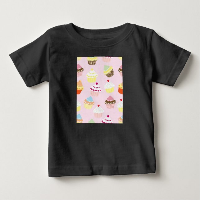 Cupcakes Baby T-shirt (Vorderseite)
