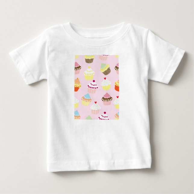 Cupcakes Baby T-shirt (Vorderseite)