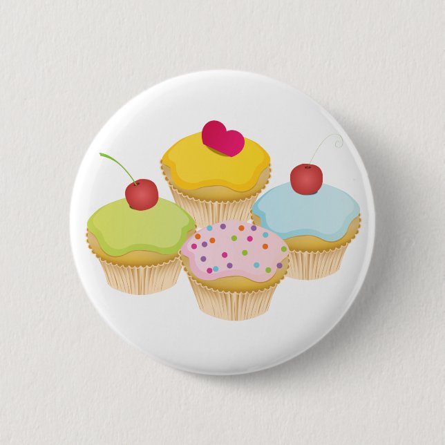 Cupcakes Button (Vorderseite)