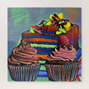 Cupcakes/cake Still life Abstrakt Art
