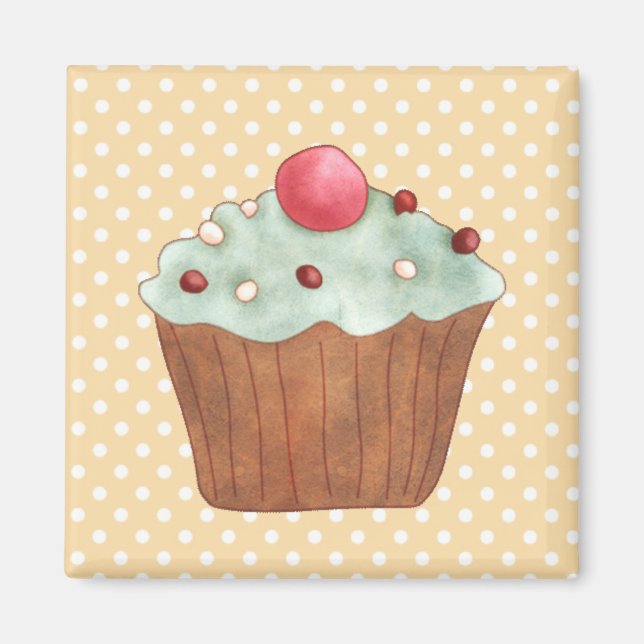 Cupcakes Cakes Konditorei Magnet (Vorne)